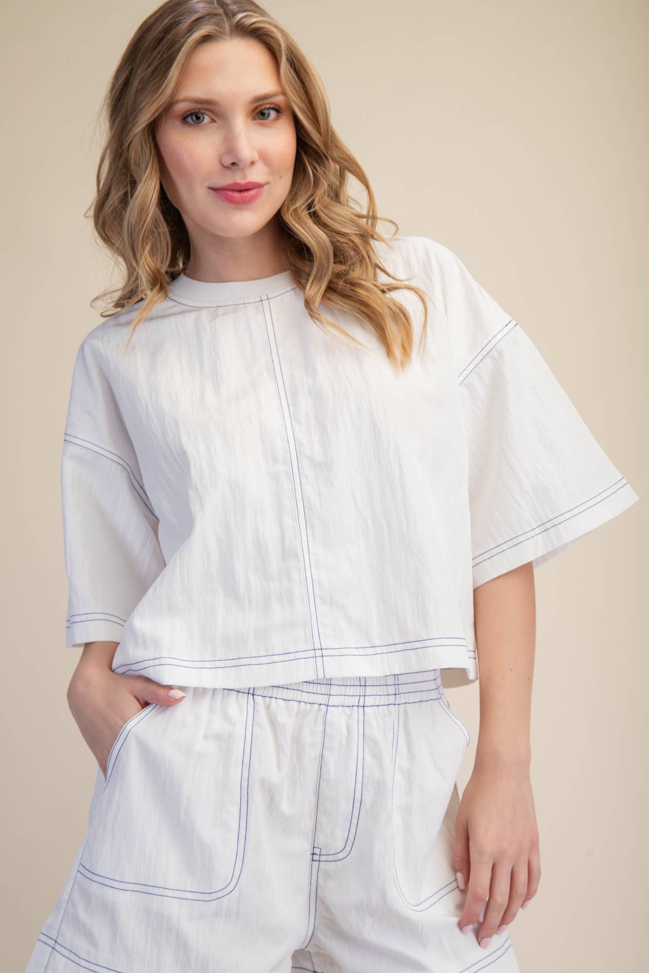 White Oversized Set