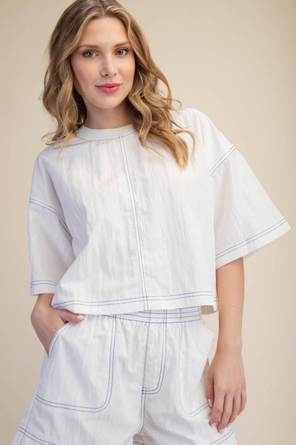 White Oversized Set