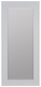 Brook White Floor Mirror