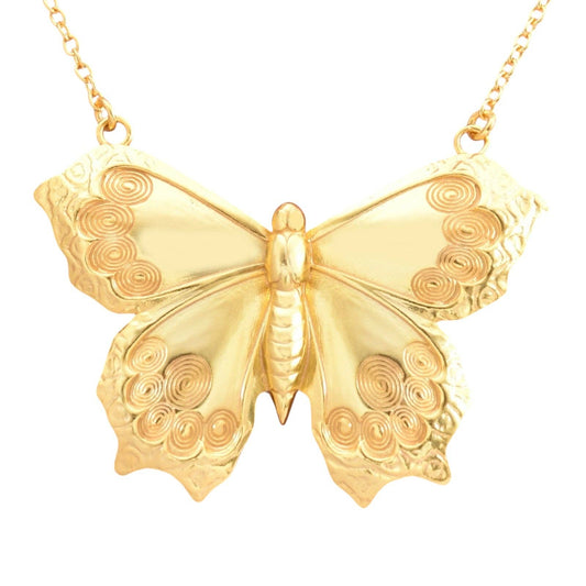 Gold Butterfly Necklace