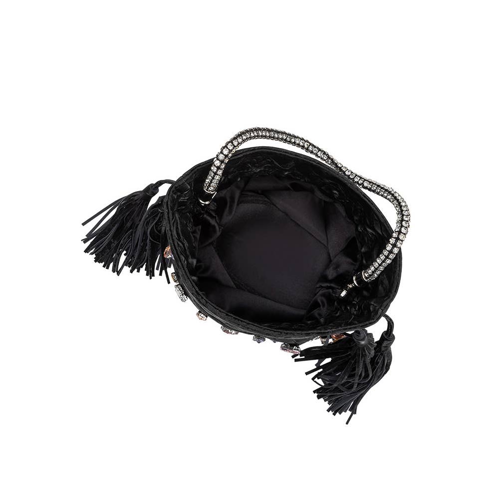 Starla Black Jeweled Purse