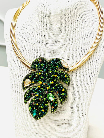 Palm Leaf Necklace