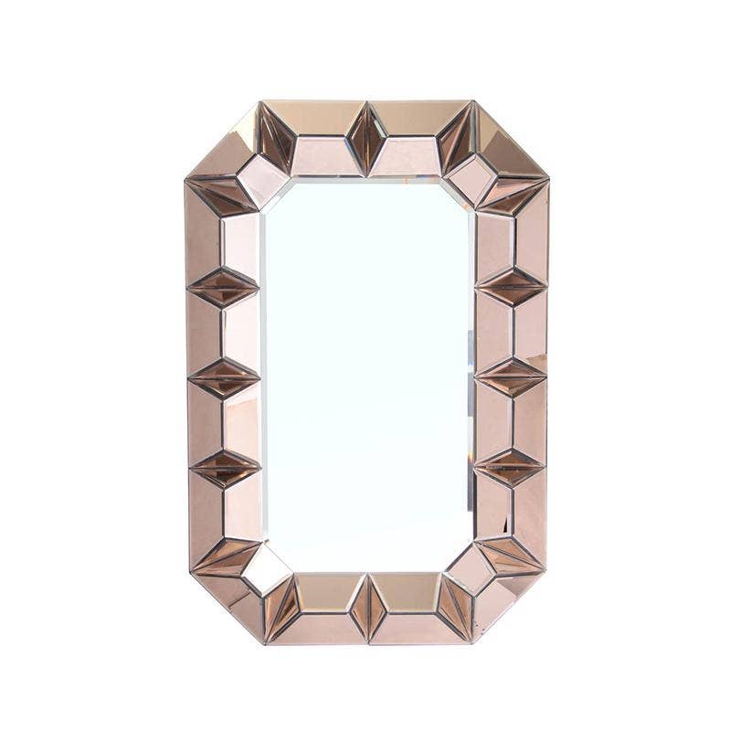 Pink Jewel Mirror - 35x24"