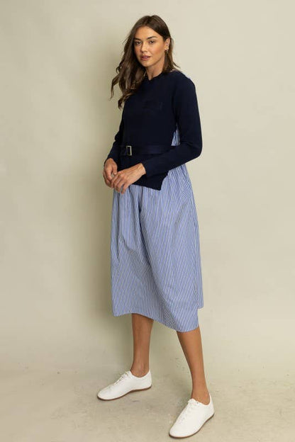 Navy Knit Dress