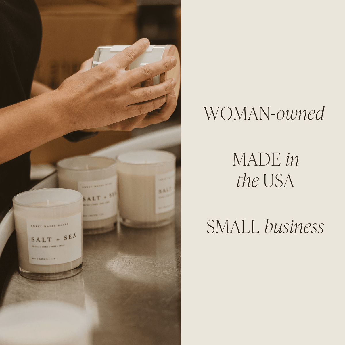 White Tea and Jasmine 11 oz Soy Candle - Home Decor