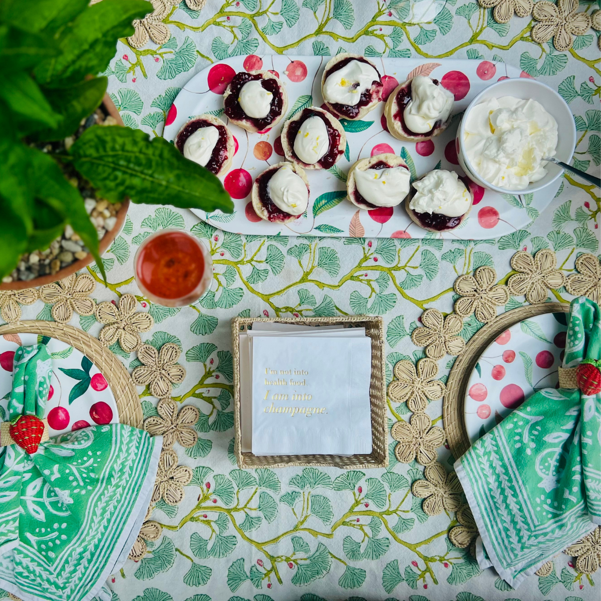 "I Am Into Champagne" Cocktail Napkins