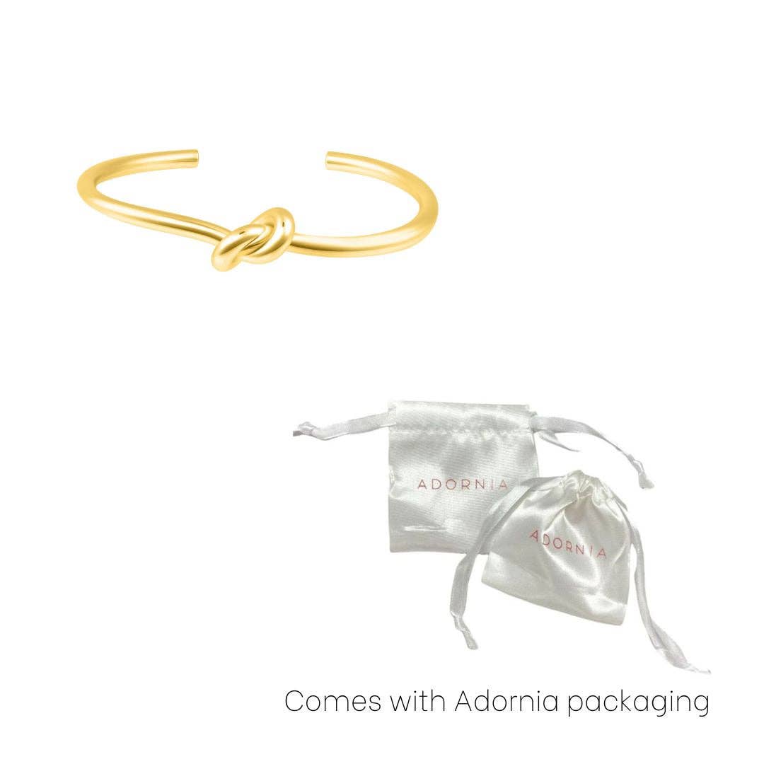 Gold Knot Cuff Bracelet