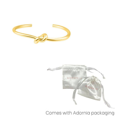 Gold Knot Cuff Bracelet