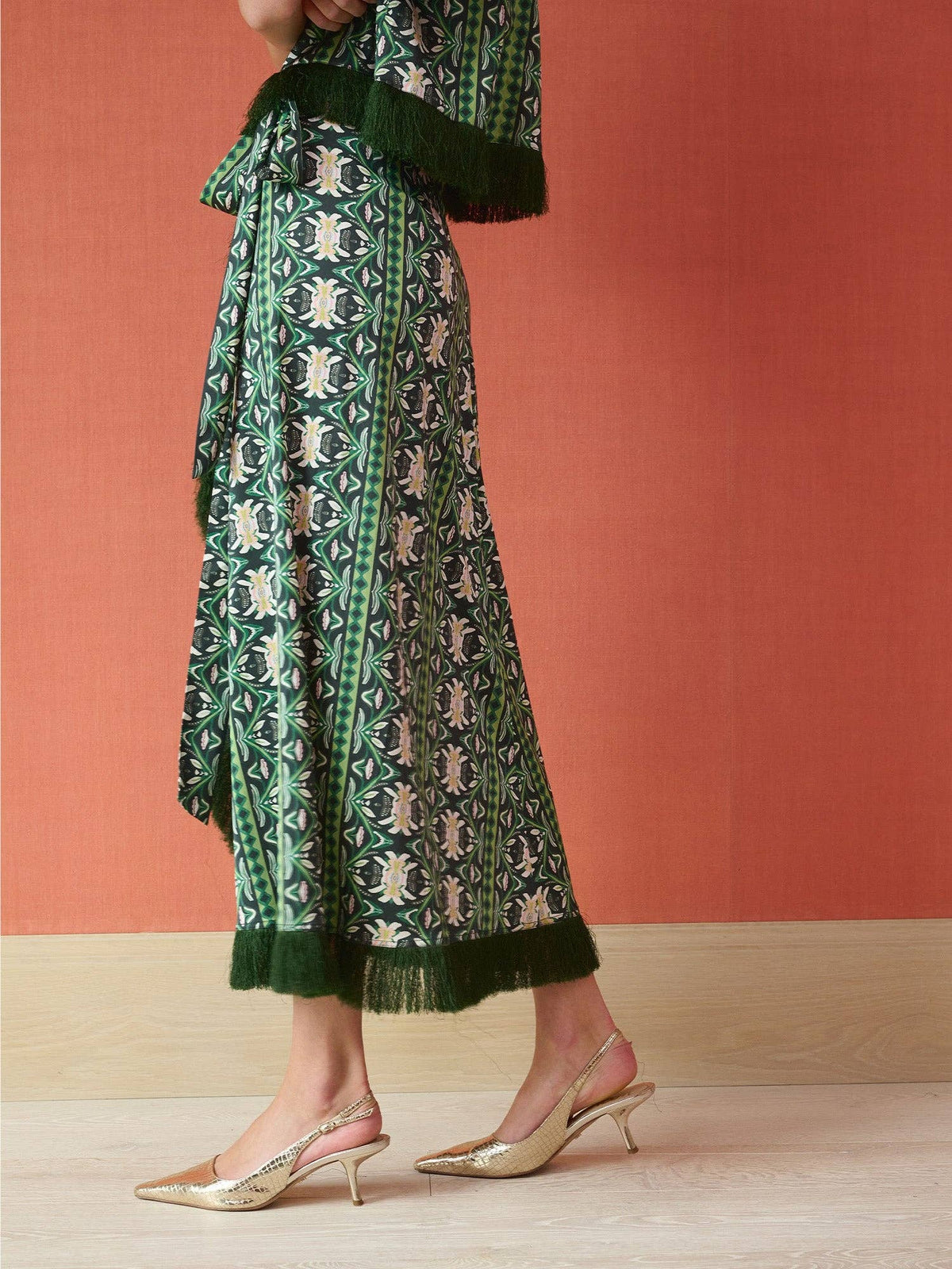 Cooper Wrap Skirt - Garland Green