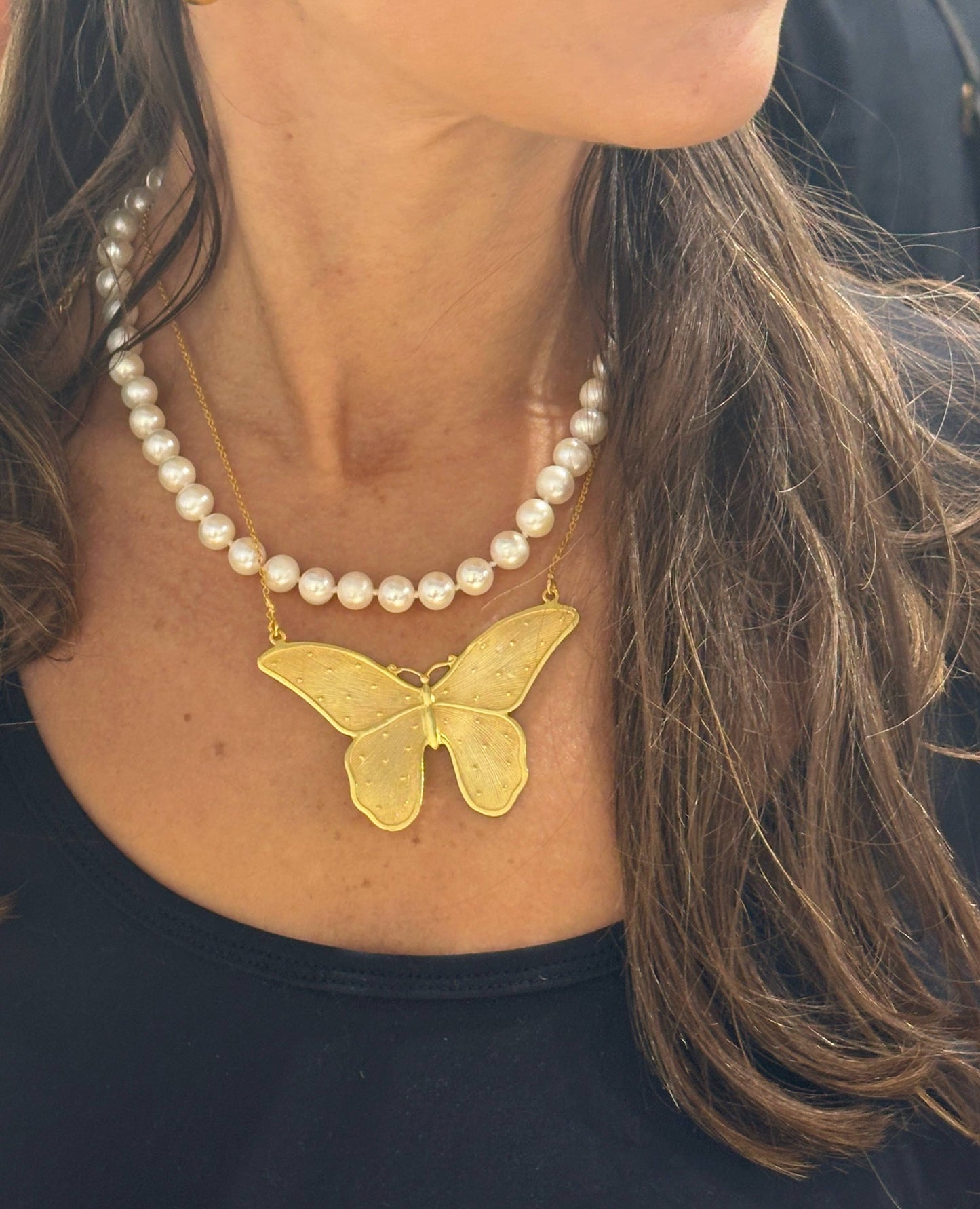 Gold Butterfly Necklace