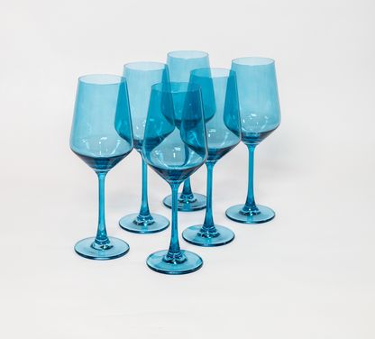 Blue Lagoon - Wine Glass