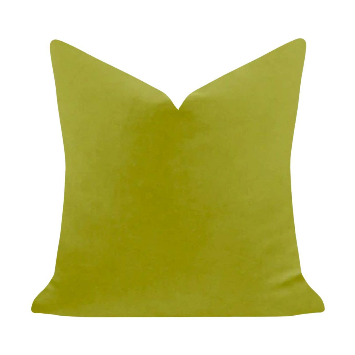 Green Velvet Pillow - 22x22"