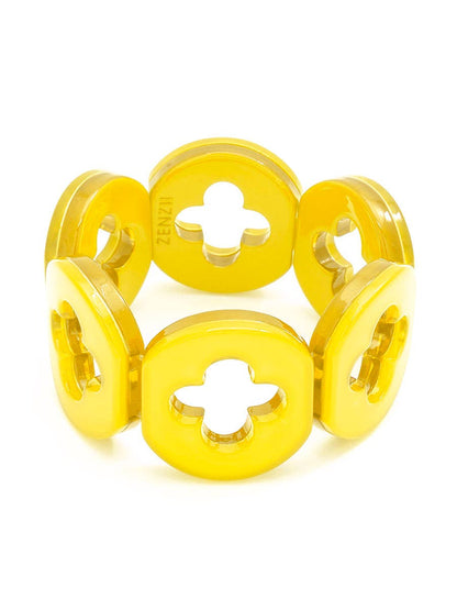 Resin Clover Bracelet: L.BLU