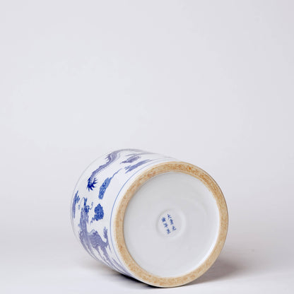 Dancing Dragons Blue and White