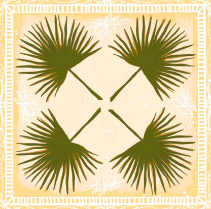 Palmè Silk Scarf