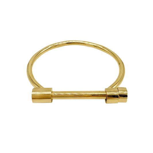 Gold Screw Cuff