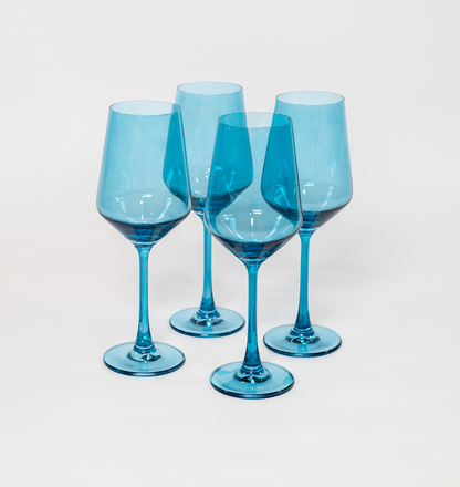 Blue Lagoon - Wine Glass