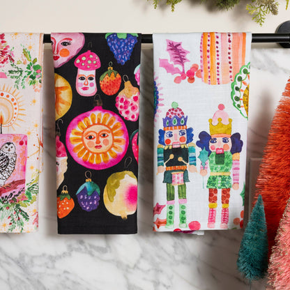 Tea Towel- Blue Haired Nutcrackers