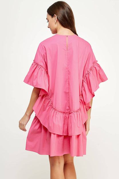 Pink Ruffle Dress