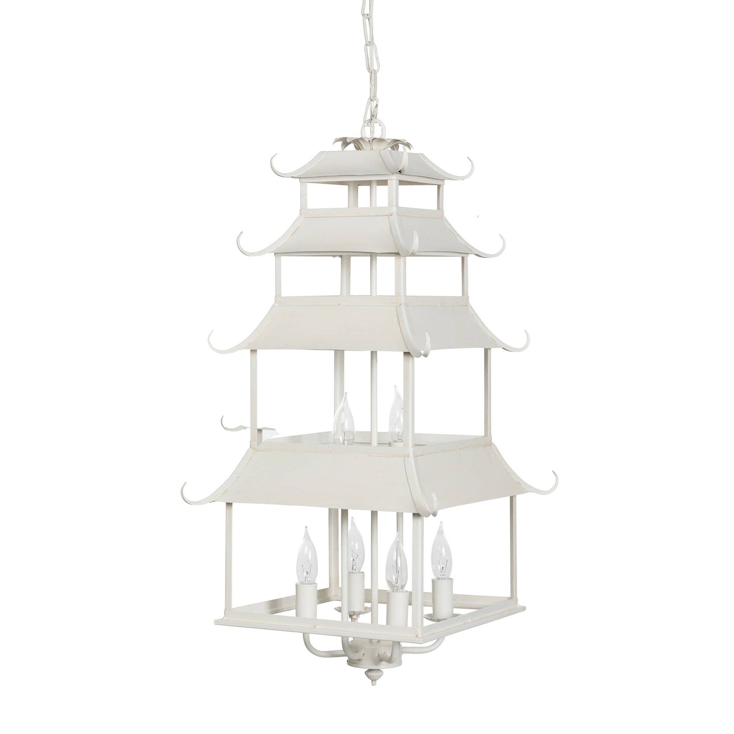 Cream Pagoda Chandelier