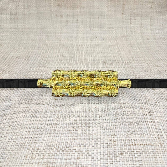 Triple Bamboo Belt Buckle