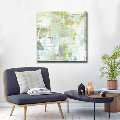 Lilly Pads & Moss Canvas:  40x40"