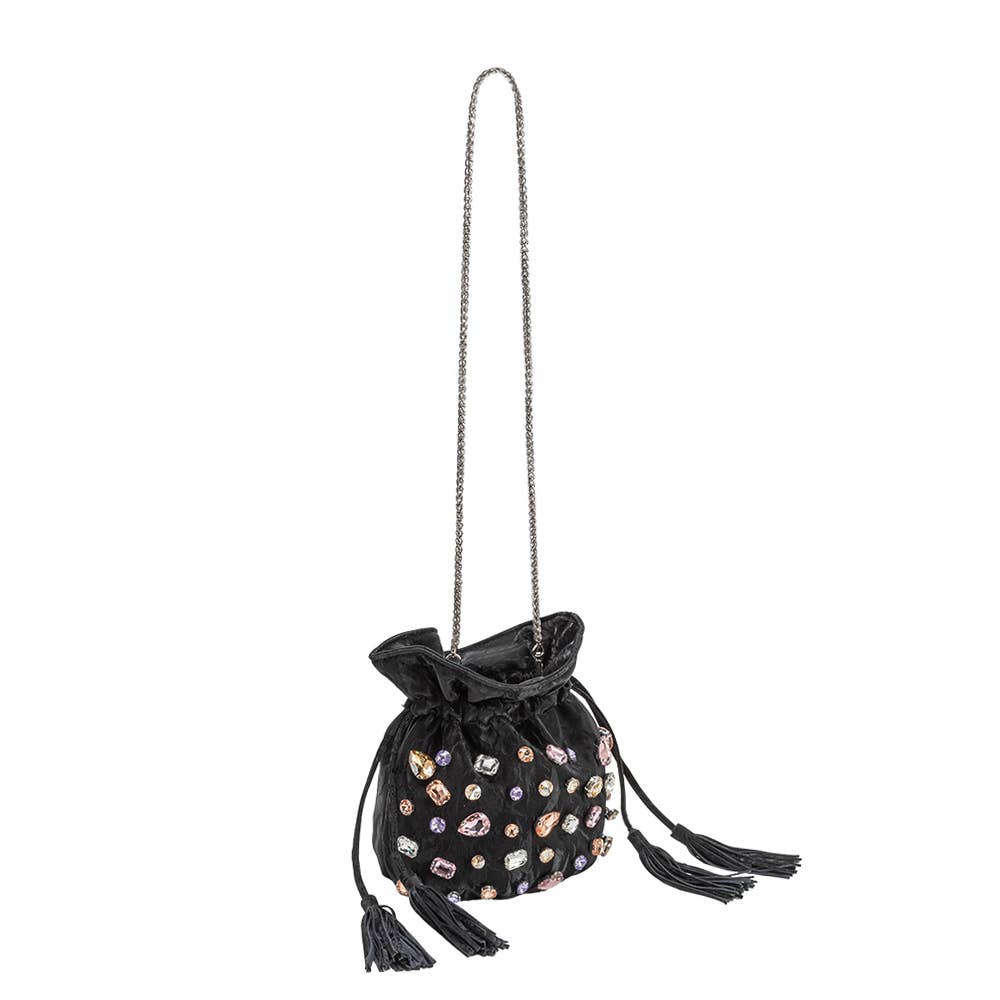 Starla Black Jeweled Purse