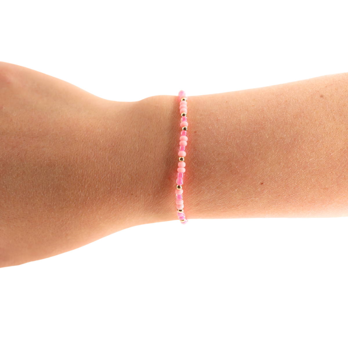 Hot Pink Sprinkle Bracelet: Petite