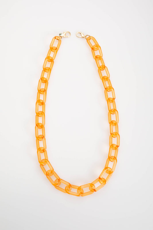 Claire Lucite Chain: Honey