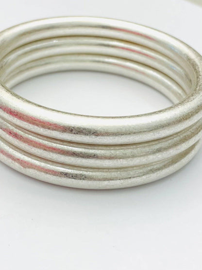 Silver Bangles - set of 3