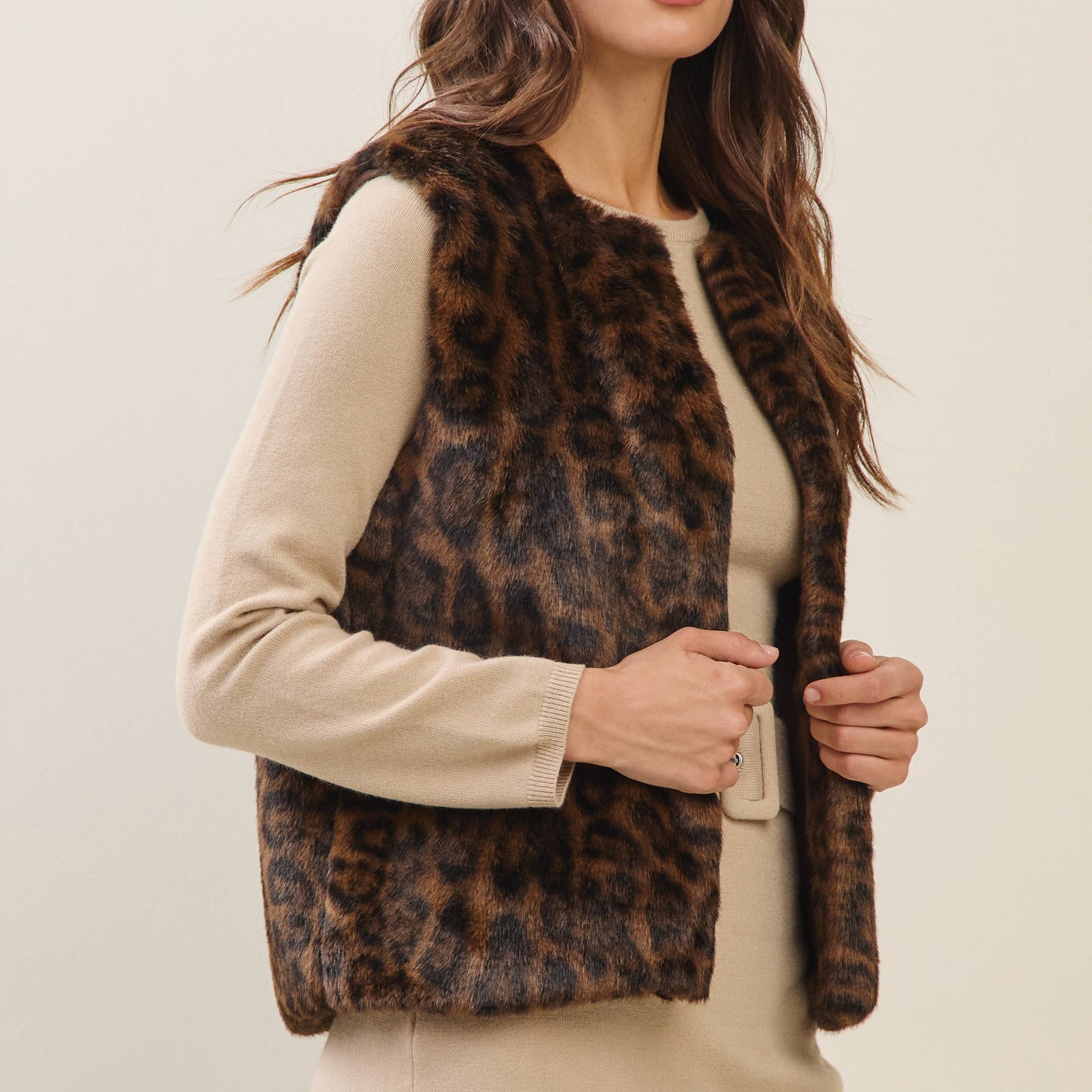 Leopard Fur Vest