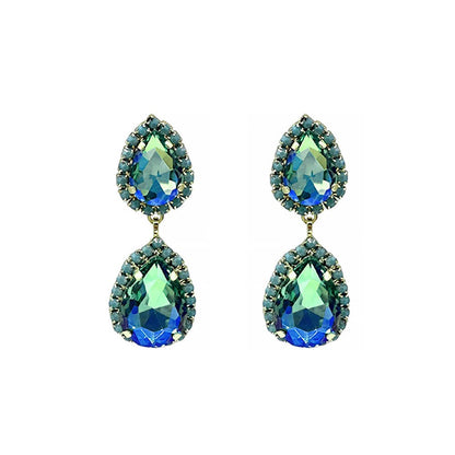 Louise Earrings: Turquoise & Blue