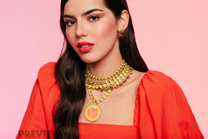 Sarina Necklace in Candy Crush: Fuchsia Matt