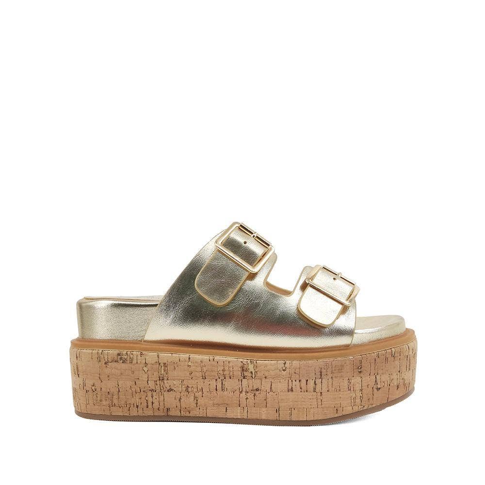 Gold Platform Sandles