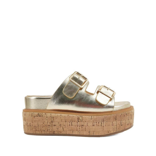Gold Platform Sandles
