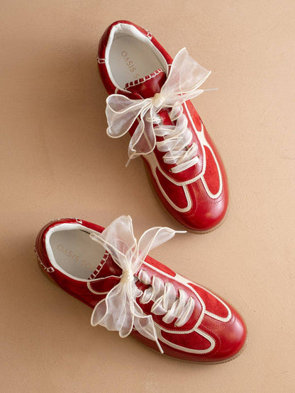 The Dalia Cherry Sneaker