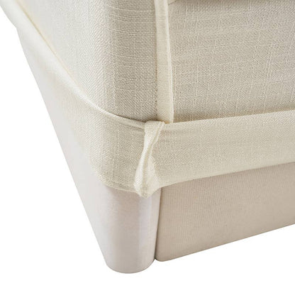 Slipcovered Sofa: White