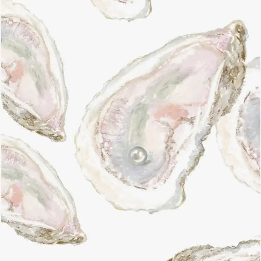 FRAMED PINK MULTI OYSTERS PRINT