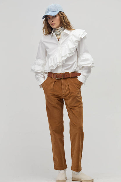 Mambo Poplin Shirt - White