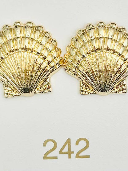 Gold Shell Studs