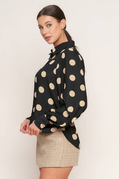 Poka Dot Top