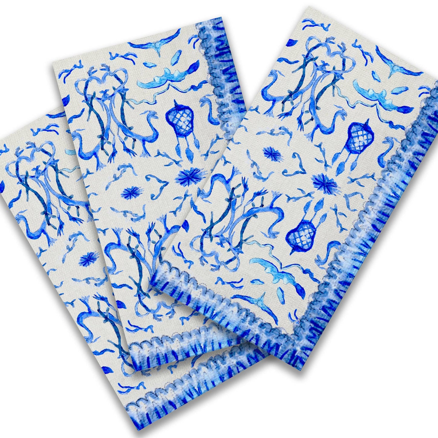 Abstract Ginger Jar Guest Towel