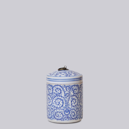 Blue & White Jar Candle