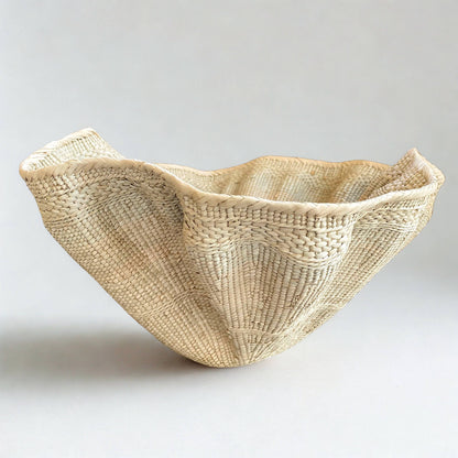 Abstract Rattan Basket - Medium