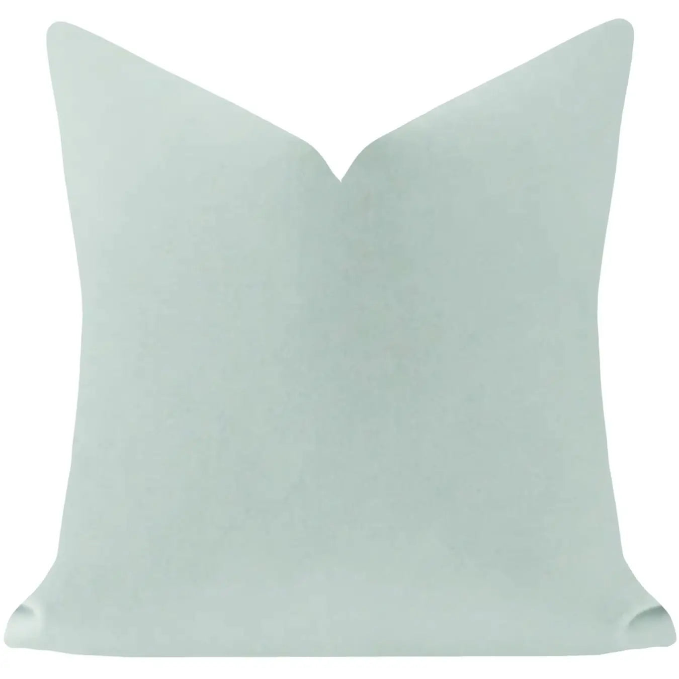 Robin's Egg Solid Velvet Pillow