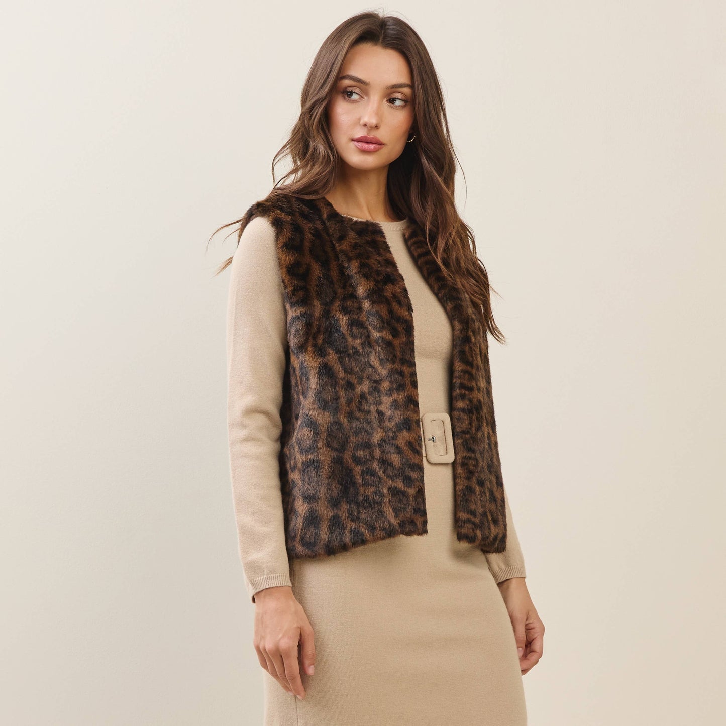 Leopard Fur Vest