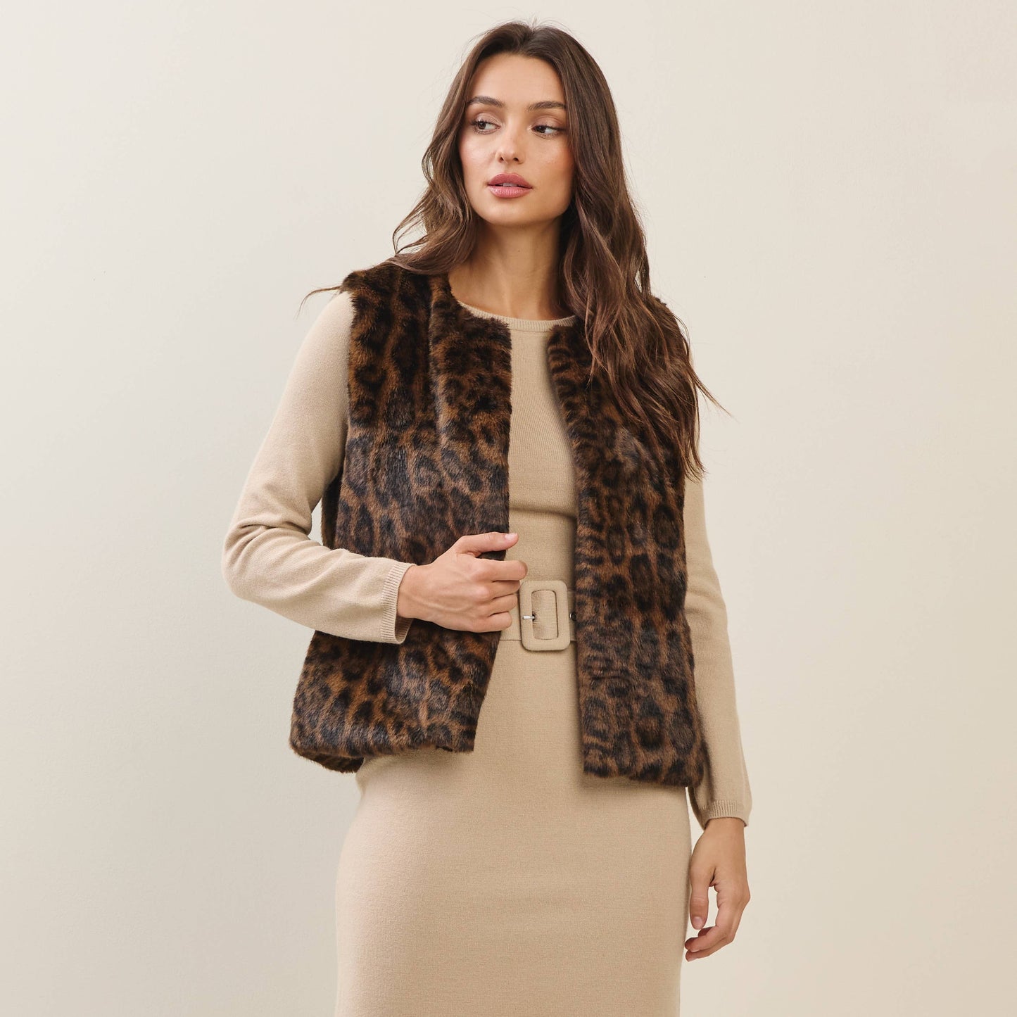 Leopard Fur Vest