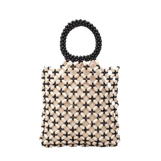Black & White Beaded Handbags
