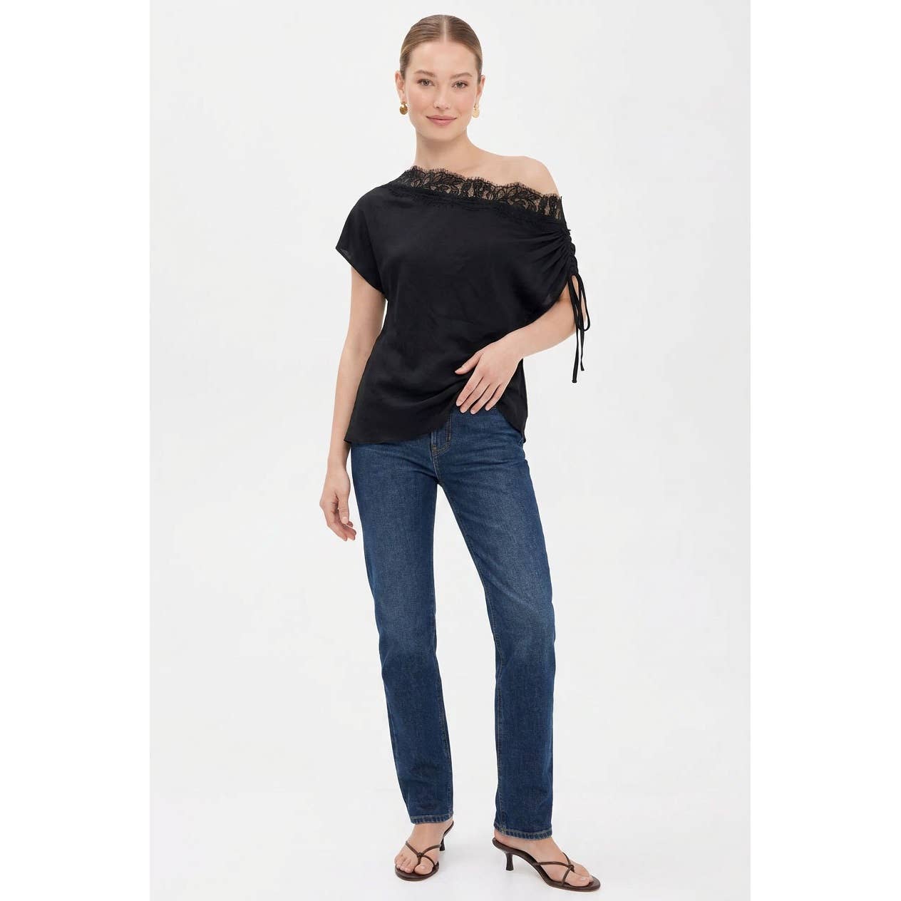 Black Off Shoulder Blouse