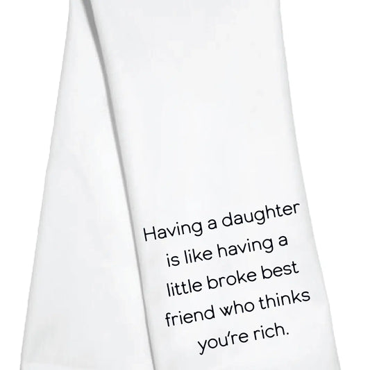Broke Best Friend Towel